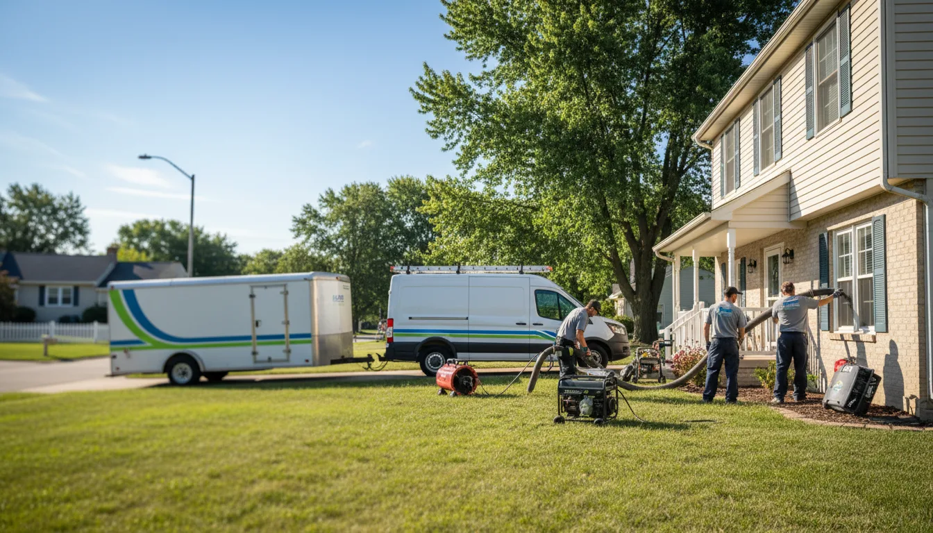 Flooded Basement Restoration And Cleanup With Repair in Bismarck, AR near me